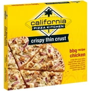 California Pizza Kitchen BBQ Chicken Frozen Pizza, Crispy Thin Crust Pizza 14.7 Oz 100% Real Cheese Pizza, Tangy BBQ Sauce, Grilled Chicken Pizza