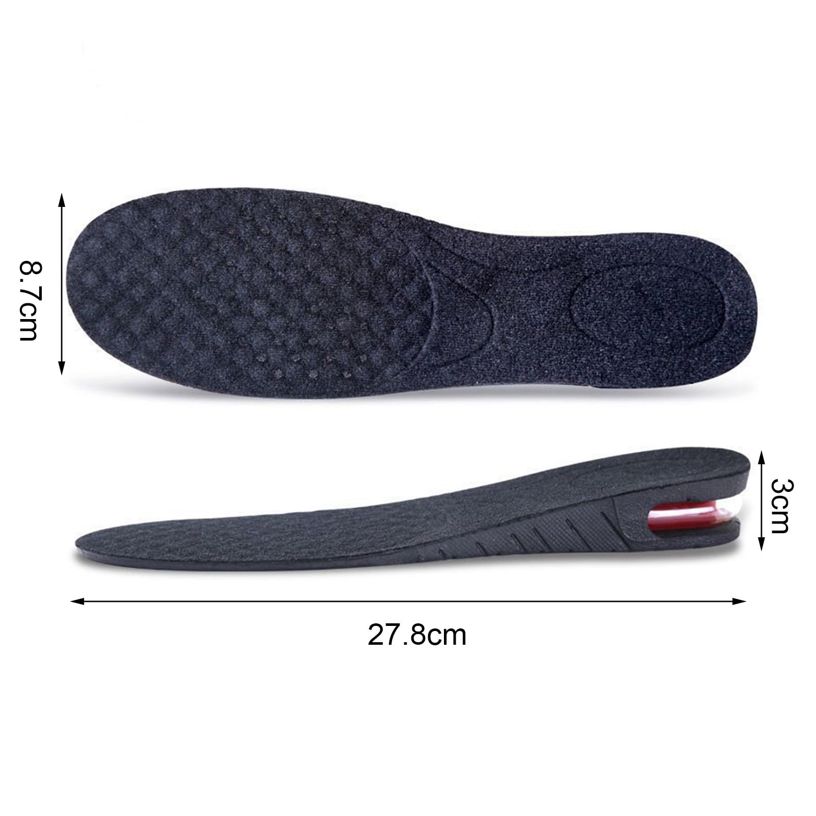 Shoe Inserts Height Increase White Insoles Visland Pair Shoe Insole