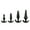 Black, variant on 4-Piece Anal Plug Set Black