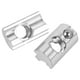 thumbnail image 3 of Aluminum Sliding Block With Stainless Steel-Spring Ball-Solar M8 Thread A13x22mm, 3 of 11