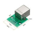thumbnail image 2 of Uxcell 10 Pcs USB Type B Female Connector to DIP Adapter Breakout Module Solder Breakout PCB Board, 2 of 4