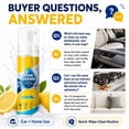 thumbnail image 6 of 4-in-1 Multi-Enzyme Foam Cleaner, 5oz All-Purpose Deep Cleaning Spray for Car Interior with Lemon Fresh Scent, Safe on Many Surfaces, 6 of 7