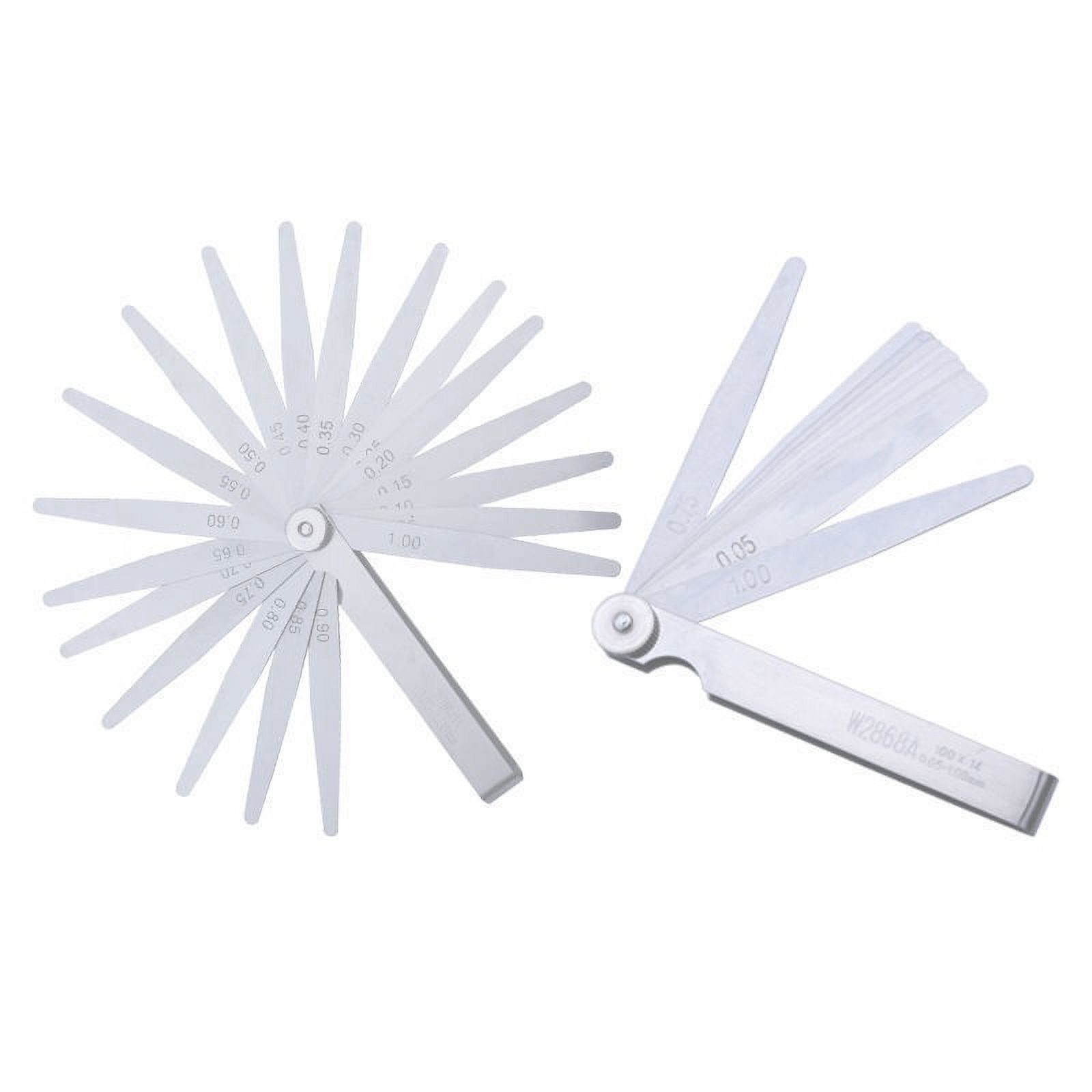 Metric Feeler Gauge Thickness Gage Set Blade Gap Filler Valve Feeler Gauge For Thickness Measurement Layout Too ,High Strength