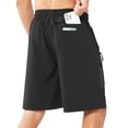 thumbnail image 3 of NORTHYARD Men's 9" Athletic Running Shorts Quick Dry Lightweight UPF 50+ Gym Workout Short with Zipper Pockets Black L, 3 of 8