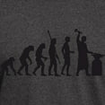 thumbnail image 3 of CafePress - Evolution Blacksmith T Shirt - Men's Classic Graphic Cotton T-Shirt, 3 of 4