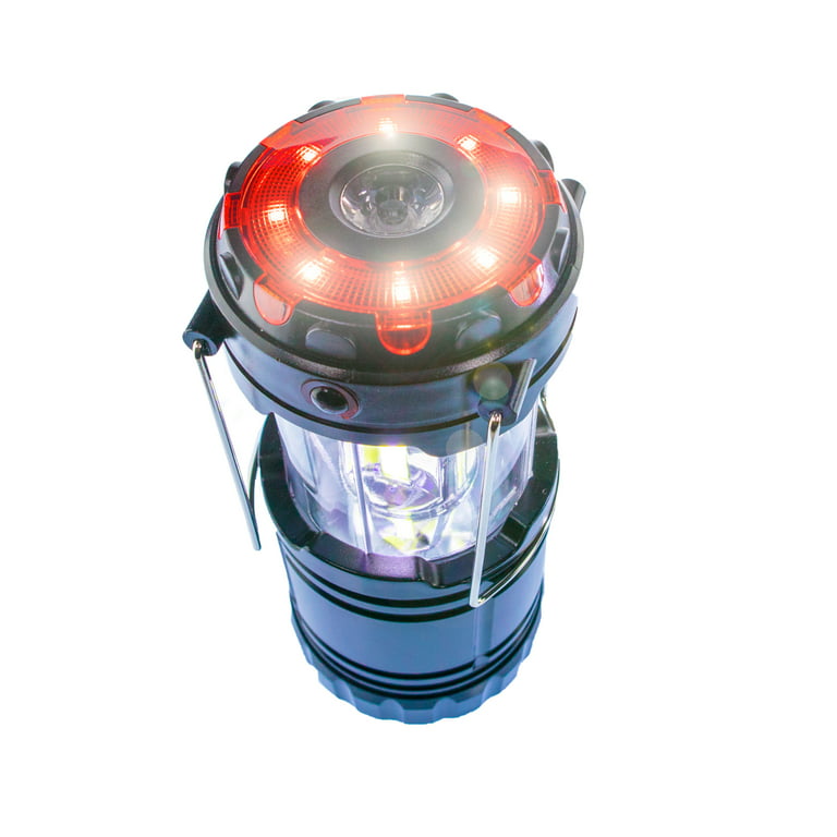 Collapsible Camping Lantern Flashlight COB LED Emergency Light - Magnetic  Base, Flashlight, RED SOS & Emergency Light, Handle & Hanging Hook