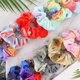 thumbnail image 4 of Scrunchies para niñas, 12 piezas de coleteros teñidos con lazo para el cabello, soporte para cola de caballo arcoíris suave, lindas bandas elásticas para el cabello de colores caramelo para adolescen Namotu CDWJ299, 4 of 7