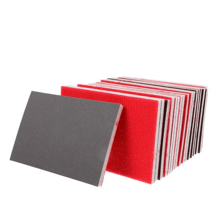 Hemoton 18 Pcs Assorted Sandpaper Sponge Set Sanding Blocks for Wood Metal Plastic Fine Sanding Pads for Car and Auto Body Polishing