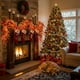thumbnail image 4 of Oioii Christmas Artificial Camellia Money Leaf Vines Set - Festive Home Decoration Vines, Door Frames, Fireplaces, Ideal for Holiday Party Indoor/Outdoor Decor, 4 of 6