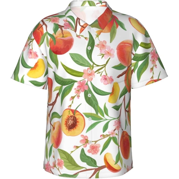 Men's Hawaiian Shirt Short Sleeve Button Down Shirts for Men