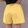 thumbnail image 5 of Yertdoel Pajama Shorts Women Elastic Waist Pockets Casual Lounge Bottoms Solid Color Soft Comfortable Home Sleep Shorts with Pockets, 5 of 8