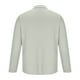 thumbnail image 3 of pstuiky camisetas de manga larga para hombre, Camisa informal de manga larga con cuello abatible y bolsillo abotonado para hombre Tops de talla grande para hombre xxl, 3 of 5