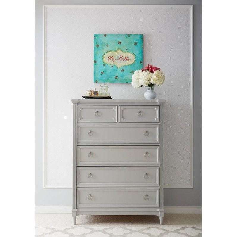 Leigh Clementine Court 6 Drawer Chest, Stone And Leigh Clementine Dresser