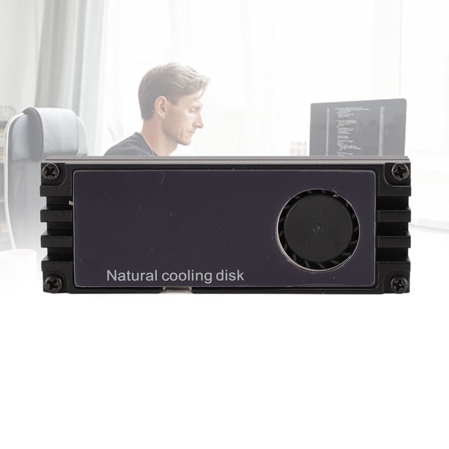 Enfriador SSD NVMe M.2, Disipador Térmico De Aluminio Con Pantalla De Temperatura Con Almohadillas Térmicas Duales De Silicona, Mejora El Rendimiento De Refrigeración Para SSD