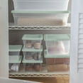 thumbnail image 6 of Sterilite 30 Pack 6 Quart Clear Plastic Stackable Storage Container Tote, 6 of 7