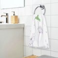 thumbnail image 3 of Yayeee 100% Cotton Hand Towels for Bathroom 16" x 28" Soft Absorbent Kitchen Towel, Purple Birds, 3 of 7
