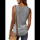 thumbnail image 2 of Tops con Cuello en V Gris M, 2 of 5