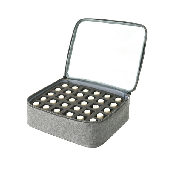 Beauty Tools Nail Polish Storage - Holds 30 Bottles Portable Nail Polish Organizer for Travel and Manicure Ideal for Usage