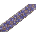 thumbnail image 2 of IBA Indianbeautifulart Blue Mandala Kaleidoscope Fabric Laces For Crafts Printed Velvet&nbsp;Trim&nbsp;Fabric Sewing Border Ribbon&nbsp;Trims&nbsp;9 Yards 3 Inches, 2 of 4