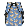 thumbnail image 4 of Fotbe Corgi Pattern Casual Backpack for School, Travel, and Outdoor Activities - Durable, Lightweight, and Comfortable, 4 of 5