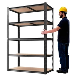 Wakefit 5-Tier Heavy Duty Metal Shelving Unit, 2000 lbs