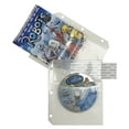 thumbnail image 2 of CheckOutStore 50 White CD/DVD Half Sheet Storage 3-Ring Binder Filing Sleeve & Booklet, 2 of 4