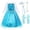 G047-Blue, variant on Benylion Toddler Girls Princess Costume Dress Halloween Party Cosplay Fancy Dress with Accessories for 5-6 Years