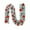 Red, variant on Christmas Decorations 8.86ft Christmas Garland with Lights&nbsp;Artificial Christmas Pine Garland Snowy Garland White Flocked Pines Rattan For Doorway Staircase Handrail Indoor Outdoor Decorations