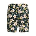 thumbnail image 2 of Haiem Flowers Men's Pajama Short with Soft Woven Cotton Elastic Waistband Sleep Short-Large, 2 of 9