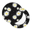 thumbnail image 3 of Goofa Daisies Flowers Printed Stool Covers Round, Waterproof Round Bar Stool Covers Anti-Slip Round Bar Stool Seat Cover with Elastic Bands Durable -12 inch, 3 of 7