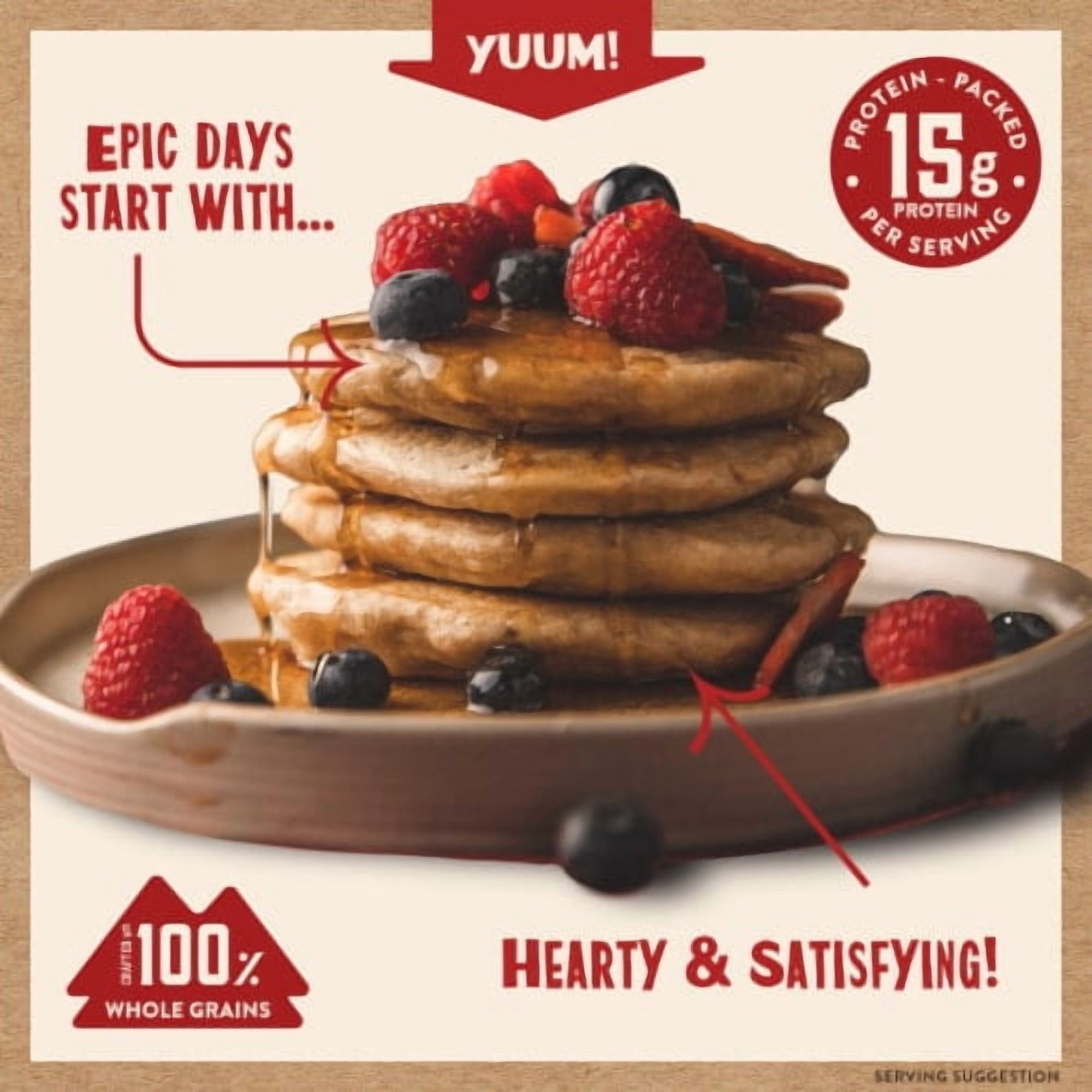 Kodiak Power Cakes Buttermilk Flapjack and Waffle Mix 20 oz - Pack of 2