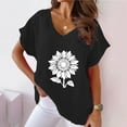 thumbnail image 2 of My Orders Lightweight Tops & Blouses Lace Blouses for Women Elegant s for Women Golf Womens V Neck Tank Tops Dressy Casual Letter Print Tee, 2 of 4