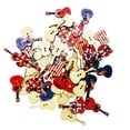 thumbnail image 1 of 100pcs Novedad Forma de Guitarra Botones de Handcrafts para Coser Scrapbooking, 1 of 6