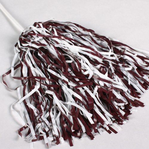 Maroon and White Pom Poms - Walmart.com - Walmart.com