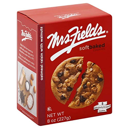 Mrs. Fields Soft Baked Originals Cookies, Oatmeal Raisin Walnut, 1