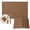 Caramel, variant on Pure Slate Blue Placemats Set of 6, Modern Solid Color Minimalist Art Washable Wipeable Table Mats for Dining Tables, Indoor Outdoor Kitchen Place Mats for Holiday Party Table Decor