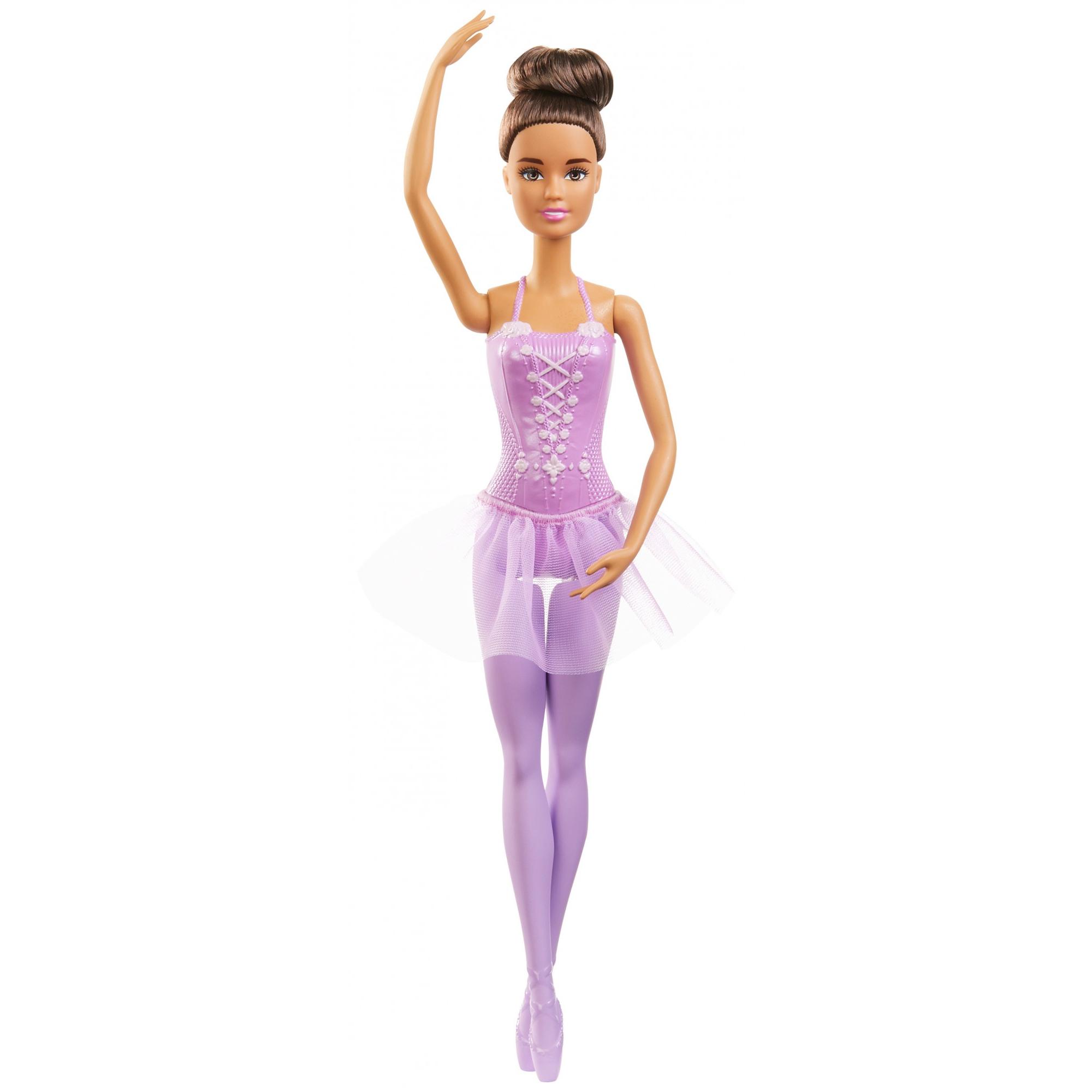 Barbie Ballerina Doll with Tutu, Ballet Arms & Sculpted Toe Shoes (Styles May Vary) - image 3 of 4