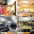 thumbnail image 3 of Double Dome Light Fixture, 10-24V LED RV Interior Light ABS  for, 3 of 7