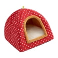 thumbnail image 1 of Casa para gatos Fernando Cueva Cojín interior de otoño e invierno Rojo L, 1 of 8