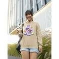 thumbnail image 2 of Obon Festival Lantern Sweatshirt Women -Image by Shutterstock, Female 5X-Large, 2 of 4