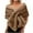 Coffee, variant on Elainilye Fashion Women's Faux-Fur Shawl Wraps Elegant Long Shawl Stole Wrap Scarf Cape For Evening Party/Bridal/Wedding,Beige