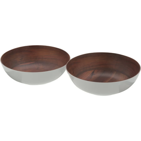 Better Homes & Gardens 2pk Acacia Wood Serve Bowl (Best Wood For Turning Bowls)