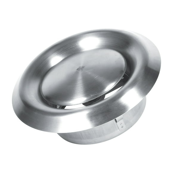 Ventilateur rond-3 tailles plafond mural réglable trou de ventilation en acier inoxydable domestique(100mm)