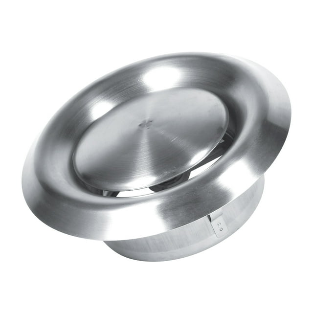 Jadeshay Bouche VMC 100 mm - Grille de Ventilation Réglable Ronde, Couvercle de Grille D'évacuation d'Air