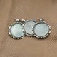 thumbnail image 5 of Bandeja de Configuración de Cabujón forma forma forma con Colgantes Bncos Piezas para Joyería de Bricoje BLESIY Joyas de cabujón en blanco, 5 of 8