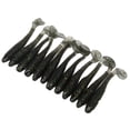thumbnail image 2 of 12pcs 70mm/2.9g T Tail Soft Bait PVC Paddle Tail Artificial Soft Worm Bait Fishing LureFlash Grey, 2 of 14