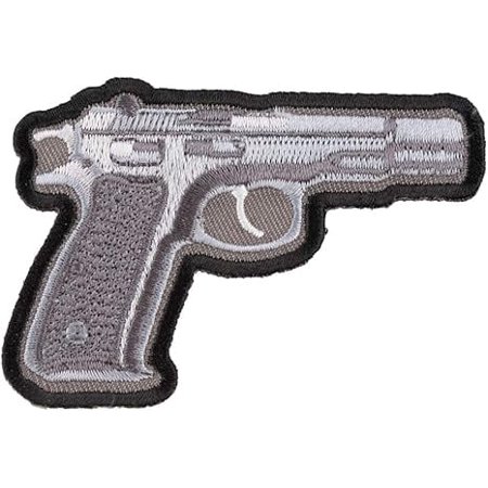 Handgun Grey Patch, Guns & Weaponry Patches