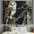 thumbnail image 2 of Orinice Owl Tapestry Wall Hanging Unique Style Graphic Tapestries Home Decor for Living Room Bedroom Dorm Farmhouse Apartment 60x50inch, 2 of 6