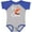 Baseball Heather and Royal, variant on Inktastic Zero Fox Given Boys or Girls Baby Bodysuit