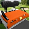 thumbnail image 3 of Bulopur Orange Golf Cart Seat Covers Club Car 2 Person Seats Washable Golf Cart Towel Seat Compatible with EZGO, Yamaha, Club Car, 3 of 8